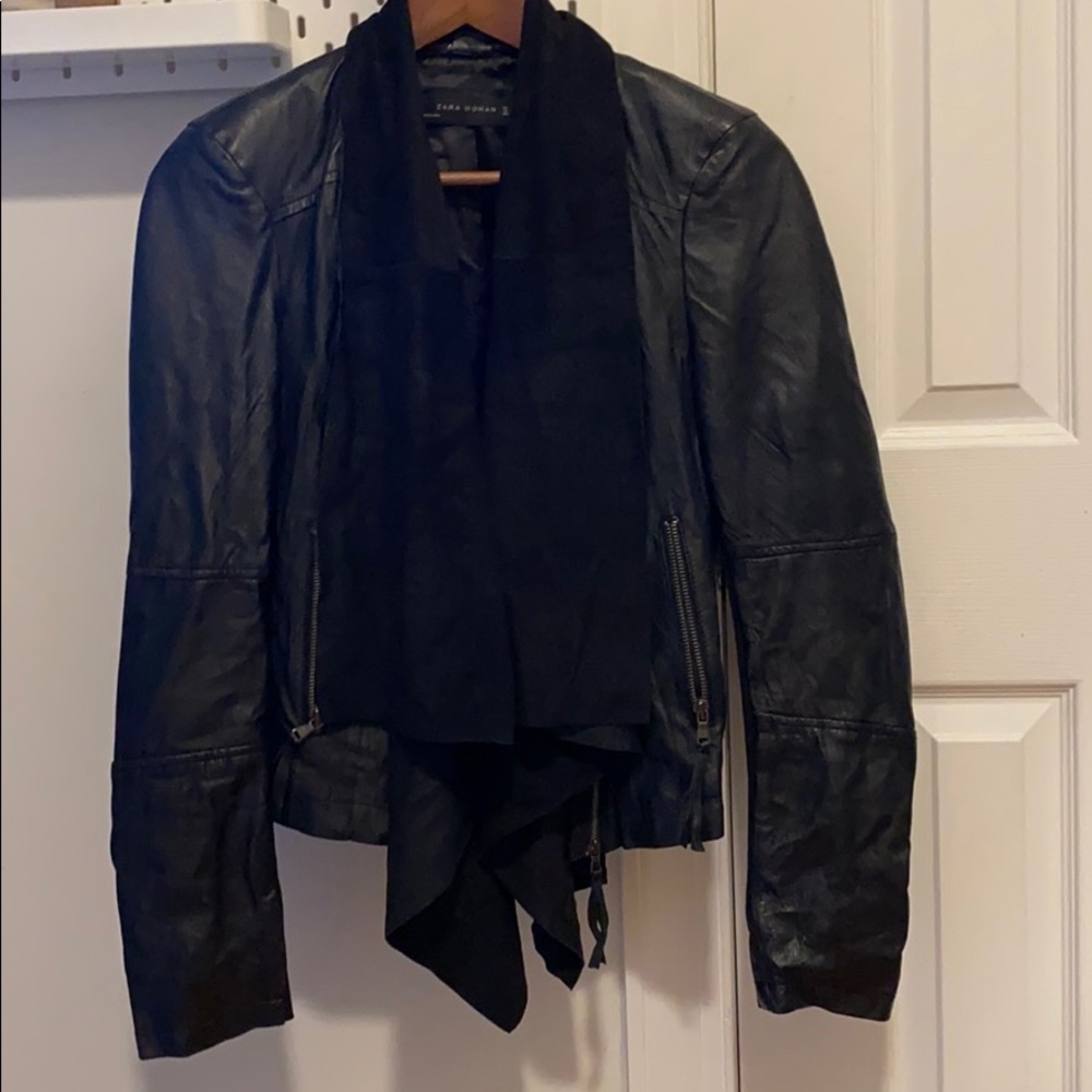 Leather jacket